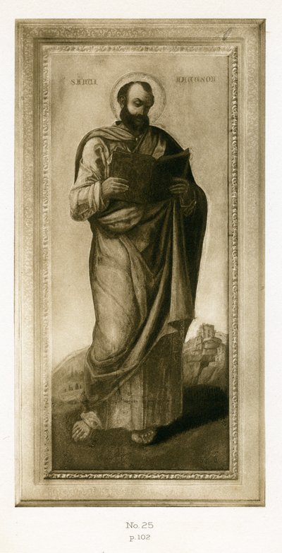 Male Saint, perhaps St. Mark by Bartolomeo Vivarini
